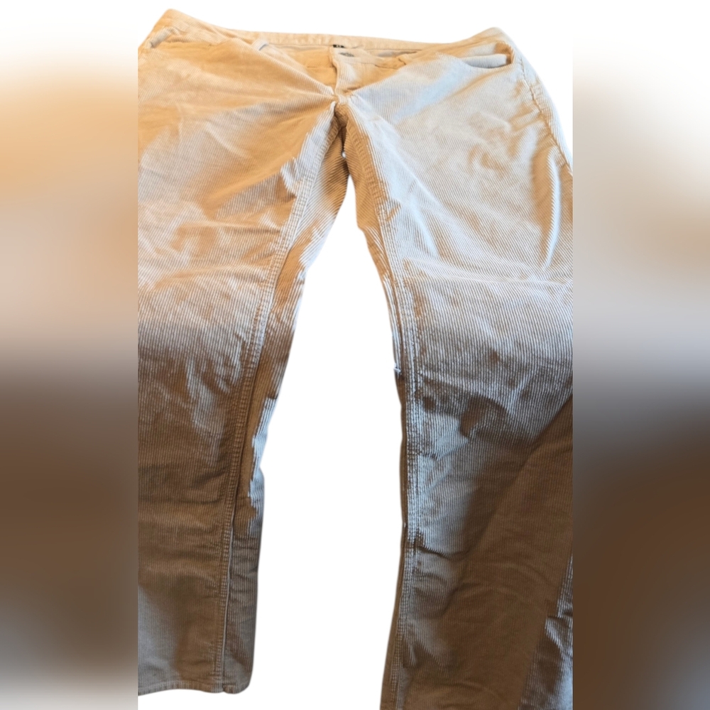 Divided By H&M Corduroy Pants Cream Color Size 12